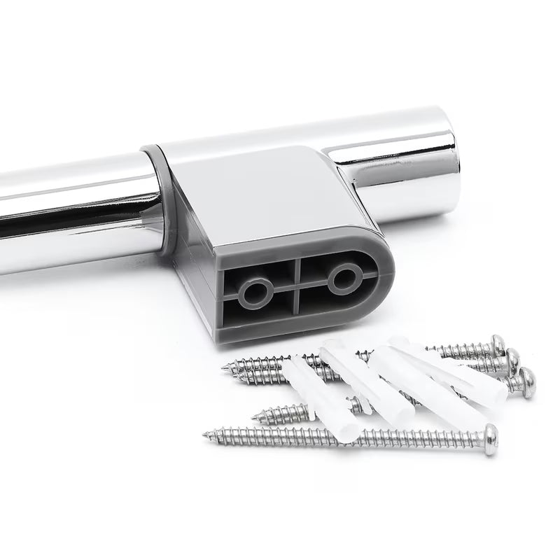 Dušo komplektas S-Line Chrome su 3 funkcijų rankiniu dušu ir reguliuojamu laikikliu ant dušo stovo.