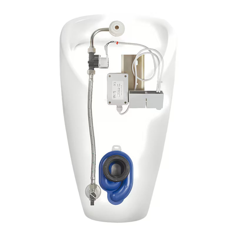 Baltas keraminis pisuaras Sanela Golem su automatiniu radariniu nuleidimu