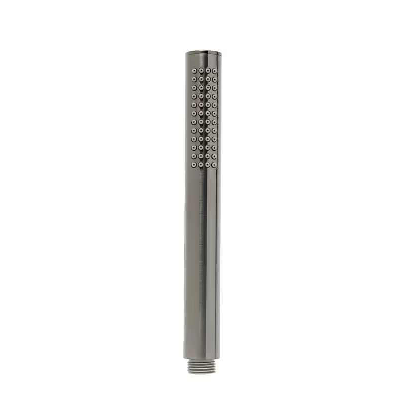 Rankinis dušelis SAT Aurum, šlifuoto gun metal apdailos, apvalaus minimalistinio dizaino.
