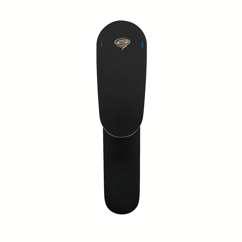 Praustuvo svirtinis maišytuvas SAT Dark matinės juodos spalvos be praustuvo dugno vožtuvas