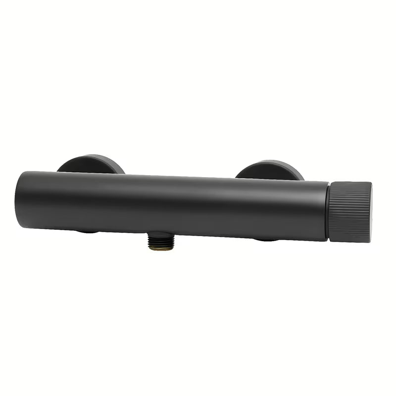 Svirtinis sieninė dušo maišytuvas SAT Evolution matinės juodos spalvos be dušo komplekto