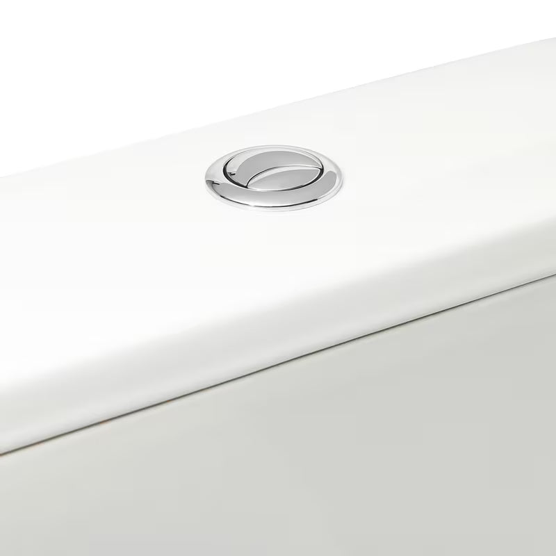 Baltas laisvai pastatomas klozetas SAT Infinitio rimless su sėdyne su taupiu DualFlush nuleidimu