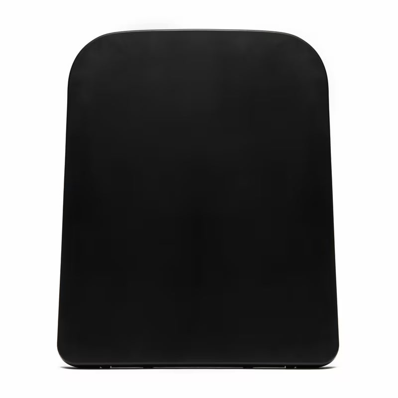 Juodas KLOZETO dangtis SAT Infinitio stačiakampio dizaino su softclose ir EasyLock.