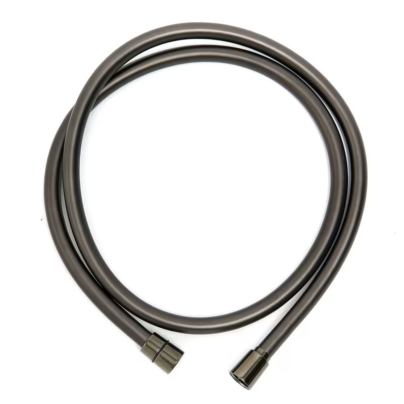Dušo žarna SAT Dark matinės apdailos PVD Gun Metal, 150 cm ilgio.