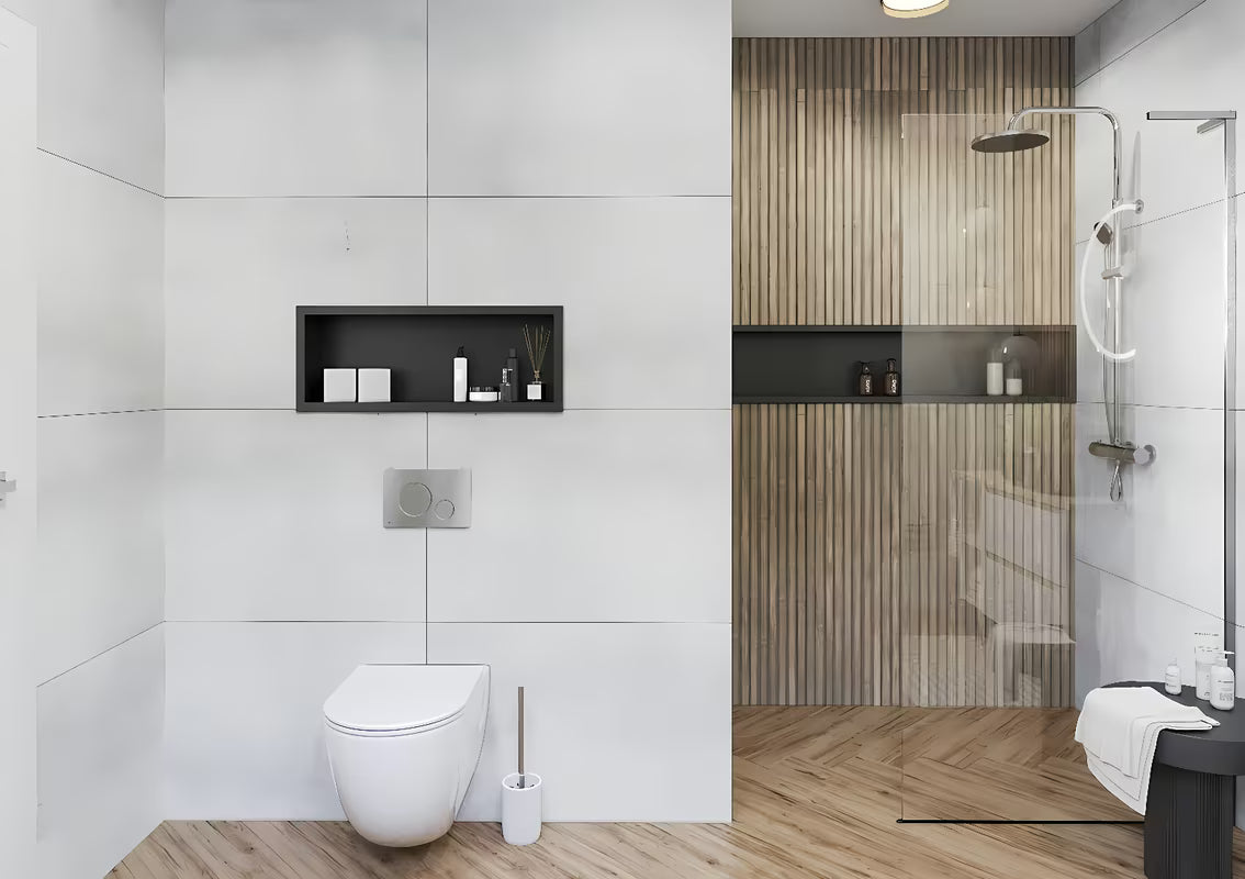 Walk-in dušo sienelė SAT Walk-in 120 cm, chromo spalvos, su skaidriu stiklu ir berėmiu dizainu