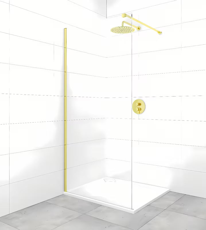 Tvirtinimo strypas dušo sienelei pro walk-in SAT Walk-In, apdaila PVD gun metal