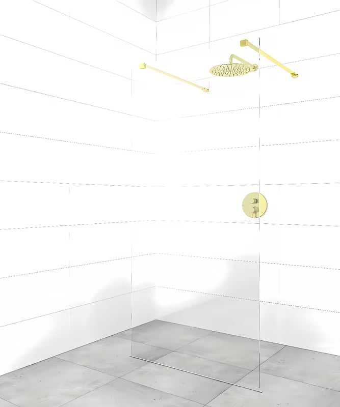Tvirtinimo strypas dušo sienelei pro walk-in SAT Walk-In, apdaila PVD gun metal