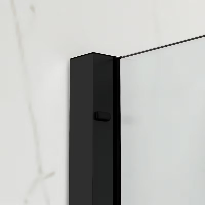 Stačiakampė dušo kabina SAT Xmotion 120x80 cm juodos spalvos, su skaidriu stiklu ir slankiojančia sienele