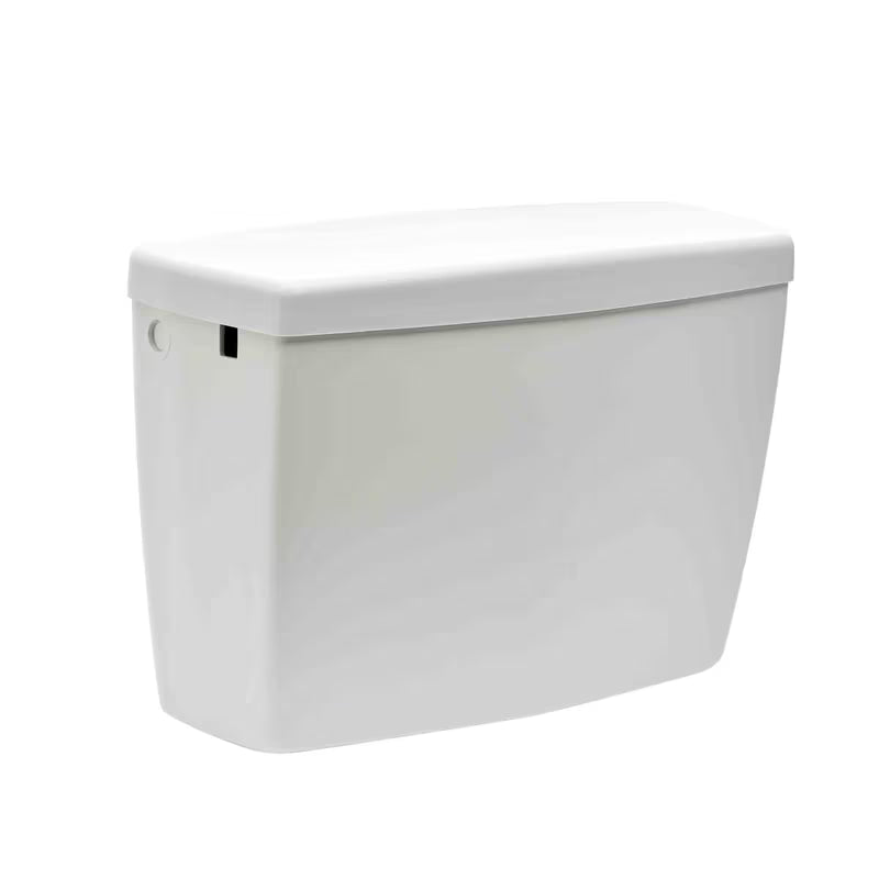 Plastikinis nuleidimo bakelis tualetui pro aukštam montavimui, valdomas virvele