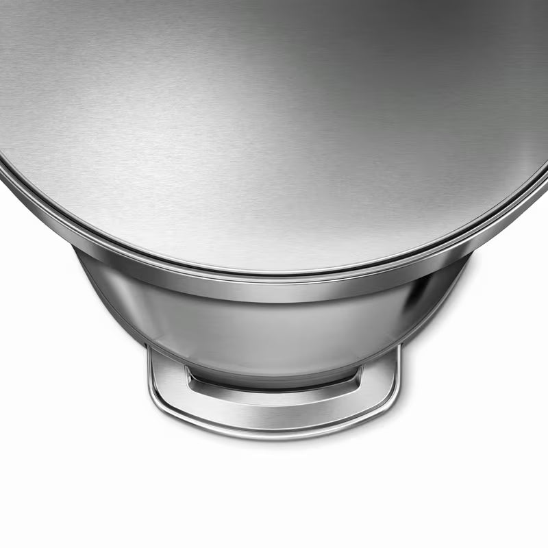 Šiukšliųdėžė Simplehuman Pedal bin iš šlifuoto nerūdijančiojo plieno su pedaliniu atidarymu