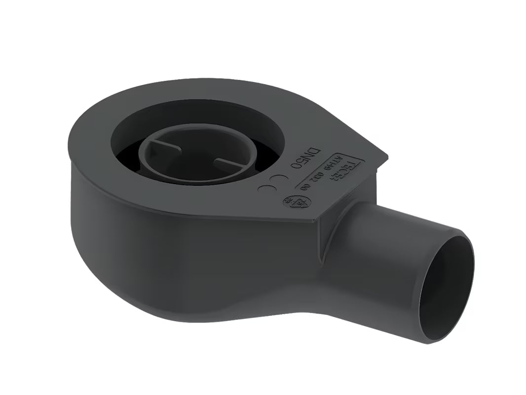 Žemas sifonas Tece Drainline pro dušo latakas su šoniniu DN 50 nuotaku