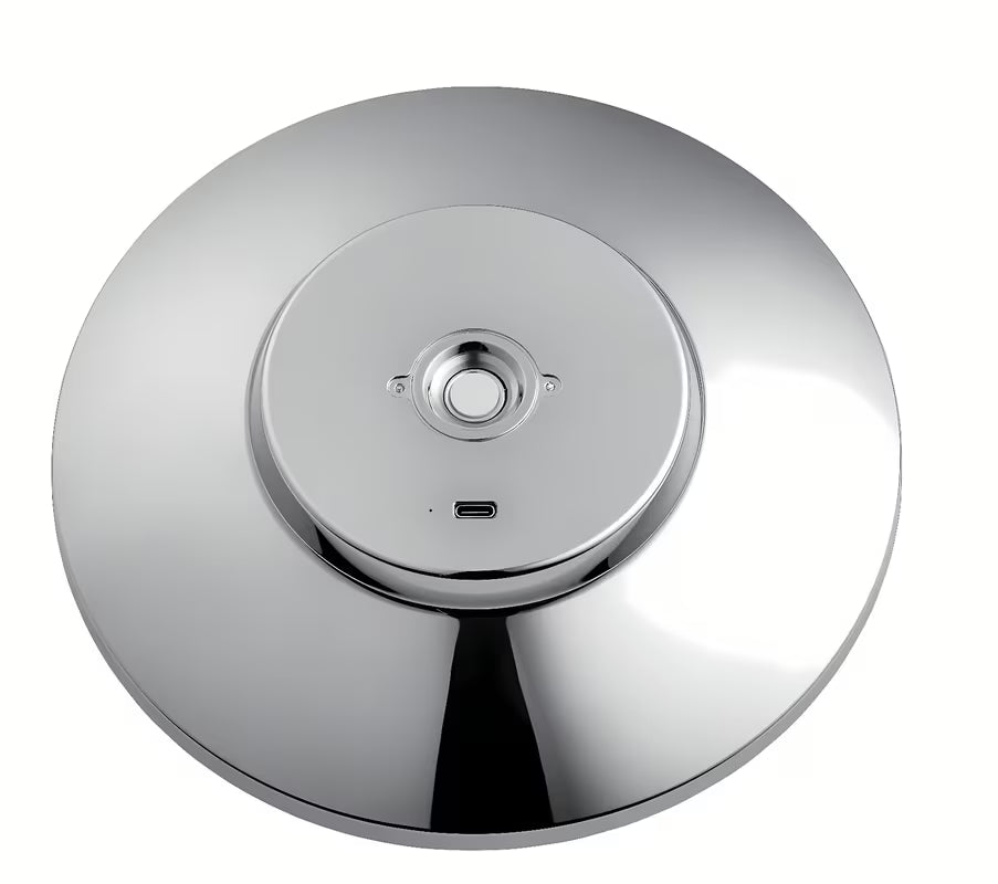 Chromuotas LED kosmetinis veidrodėlis Tesa Visioon su pasukama svirtimi ir 5x didinimu