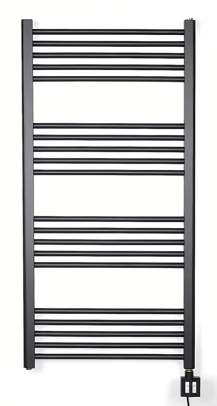 Elektrinis rankšluosčių džiovintuvas Thermal Trend KD Economy 60x120 cm, juodos matinės spalvos, su kaitinimo elementu KTX4