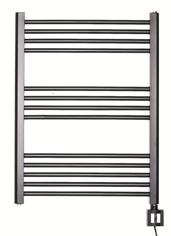 Elektrinis rankšluosčių džiovintuvas Thermal Trend KD Economy 80x60 cm, juodos matinės spalvos, su termostatu KTX 4