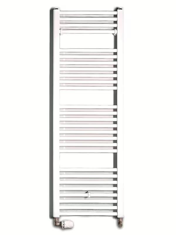 Baltas kombinuotas vamzdinis rankšluosčių džiovintuvas Thermal Trend KD 132x45 cm, tinkamas vonios kambariui