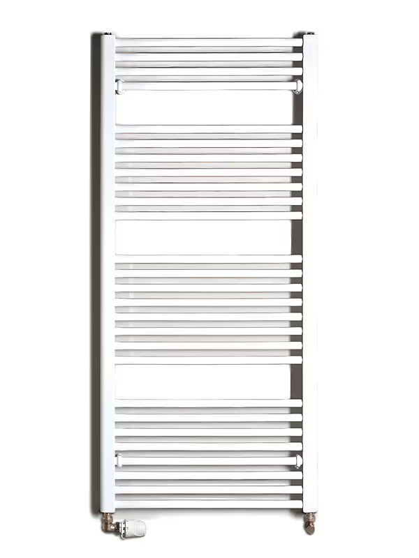 Baltas kombinuotas vamzdinis rankšluosčių džiovintuvas Thermal Trend KD 60x132 cm, tinka vonios kambariui