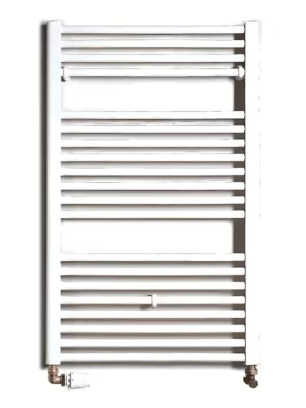 Baltas kombinuotas vamzdinis rankšluosčių džiovintuvas Thermal Trend KD 96x60 cm, tinkamas vonios kambariui