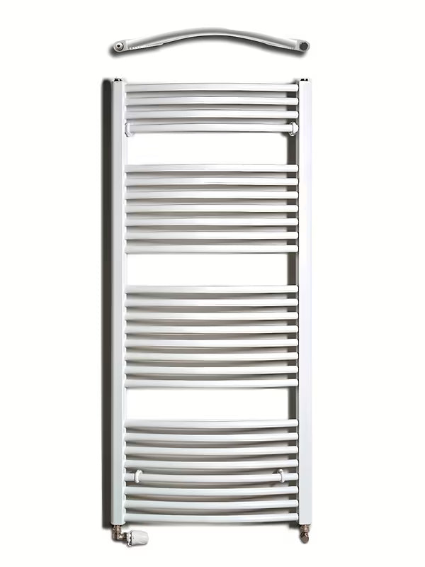 Baltas kombinuotas vamzdinis rankšluosčių džiovintuvas Thermal Trend Kdo 60x132 cm, tinkamas vonios kambariui