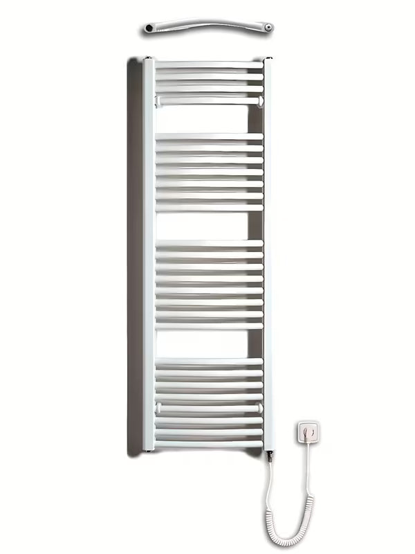 Baltas elektrinis vamzdinis rankšluosčių džiovintuvas Thermal Trend KDOE 450x1320 mm vonios kambariui.
