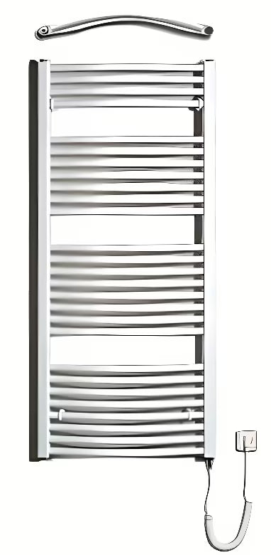 Baltas elektrinis vamzdinis rankšluosčių džiovintuvas Thermal Trend KDOE 600x1320 mm su 500 W kaitinimo elementu