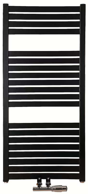 Kombinuotas rankšluosčių džiovintuvas Thermal Trend Kh 97x45 cm, juodos matinės spalvos