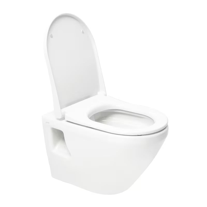 Balta pakabinamas KLOZETAS vitra Integra rimless su Rim-Ex technologija ir sėdyne softclose.