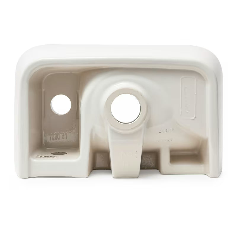 Baltas keraminis mažas praustuvas Vitra Integra 37x22 cm su anga maišytuvui kairėje, blizgus