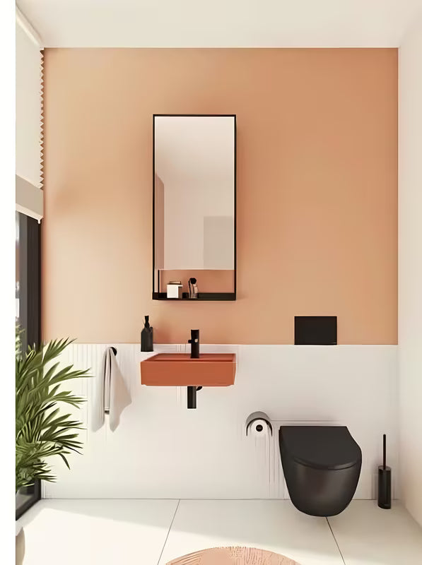 Juodas matinis vandens nuleidimo mygtukas Vitra Root Square pro bakeliui vitra su mechaniniu dviejų kiekių nuleidimu.