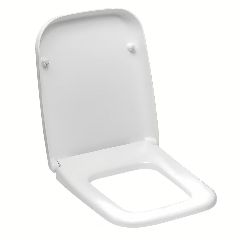 Balta KLOZETO dangtis Vitra Shift iš duroplasto su softclose ir metaliniais vyriais su paslėptu tvirtinimu.