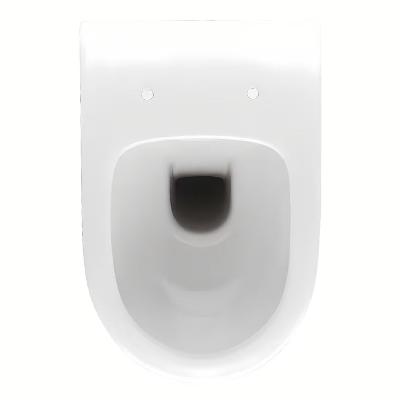 Balti pakabinamas KLOZETAS vitra Shift rimless su paslėptu tvirtinimu ir apvalintų formų.