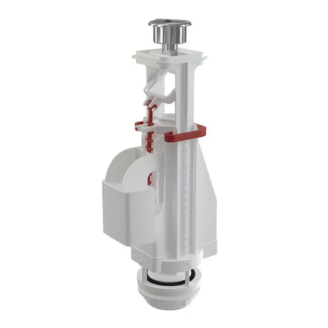 Išleidimo vožtuvas Alca chromo spalvos pro keraminiams nuleidimo bakeliams su DualFlush valdymu