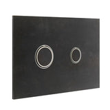 Juodos matinės spalvos vandens nuleidimo mygtukas Alca pro Alcaplast bakeliams iš Metal serijos.