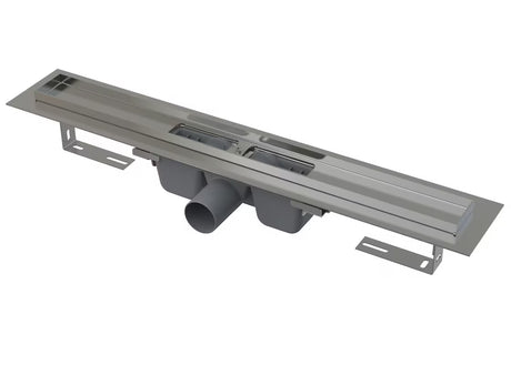 Nerūdijančio plieno dušo latakas Alca Chrome 65 cm pro dušai montuojamas grindų lygyje