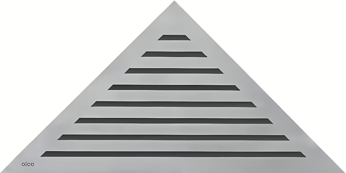Nerūdijančio plieno grotelės Alca Life šukuoto matinio paviršiaus pro grindų latakui ARZ1