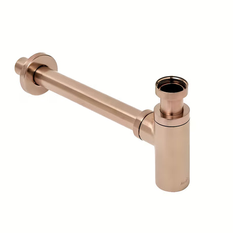Alca Individual praustuvo sifonas DN32, rose gold matinės spalvos, su metaline rozete