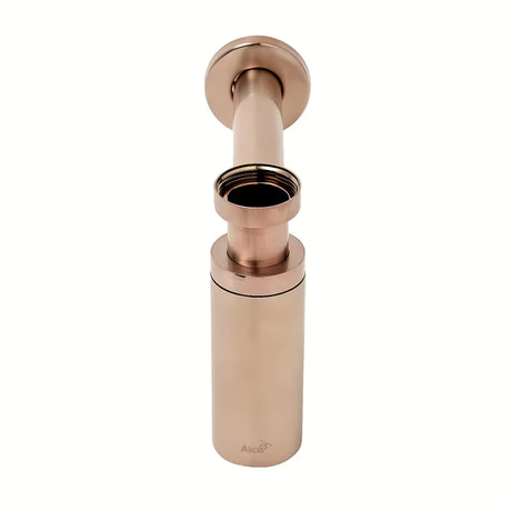 Alca Individual praustuvo sifonas DN32, rose gold matinės spalvos, su metaline rozete
