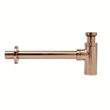 Alca Individual praustuvo sifonas DN32, rose gold matinės spalvos, su metaline rozete