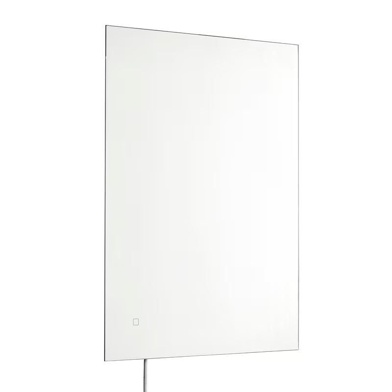 Stačiakampis LED veidrodis Amirro 60x100 cm, su jutikliu ir IP44 apsaugos klase
