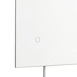 Stačiakampis LED veidrodis Amirro 60x100 cm, su jutikliu ir IP44 apsaugos klase