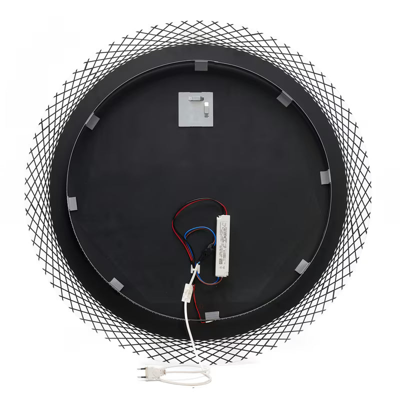 Apvalus LED veidrodis Amirro 80 cm su perimetriniu apšvietimu pro moderniam vonios kambariui