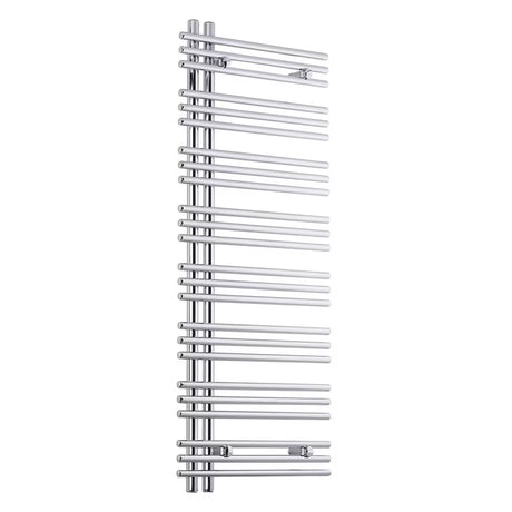 Chromo spalvos kombinuotas rankšluosčių džiovintuvas Anima Cornelius 50x130 cm su centriniu 50 mm prijungimu