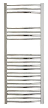 Kombinuotas vonios kambario rankšluosčių džiovintuvas Anima Marcus 450x1118 mm, chromo apdaila, lenktas profilis.