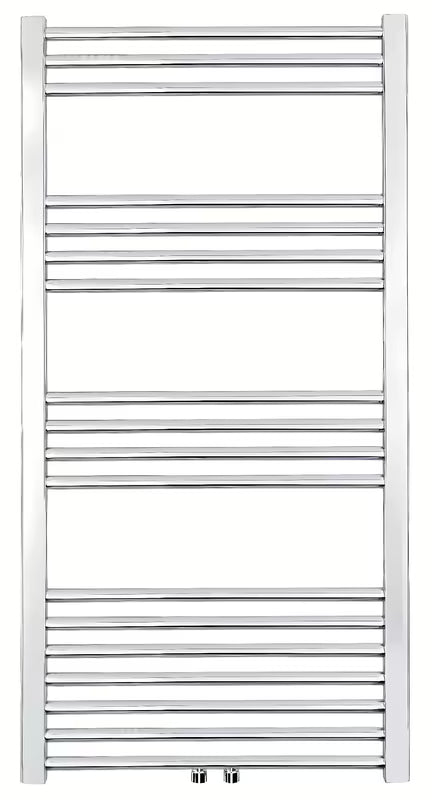 Chromo spalvos kombinuotas rankšluosčių džiovintuvas Anima Marcus 60x120 cm su centriniu prijungimu