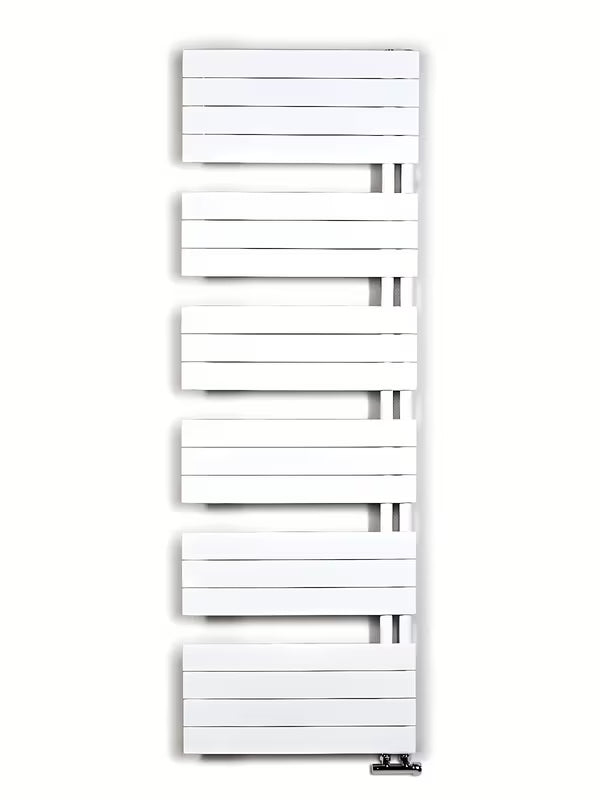 Baltas kombinuotas vonios rankšluosčių džiovintuvas Anima Oliver 60x179 cm pro šildymui ir rankšluosčių džiovinimui