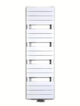 Baltas kombinuotas rankšluosčių džiovintuvas Anima Viktor 45x151 cm, tinkamas pro šildymui ir rankšluosčiams džiovinti.