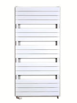 Baltas kombinuotas rankšluosčių džiovintuvas Anima Viktor 75x151 cm, tinkamas pro šildymui ir rankšluosčiams džiovinti.