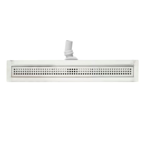 Dušo latakas Anima 70 cm, chrome apdaila, su 65 cm grotelėmis ir DN40 sifonu