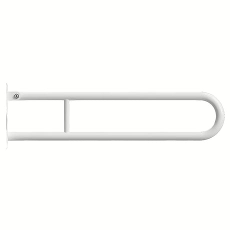 Baltas atlenkiamos sieninis rankena Bemeta Help program į neįgaliesiems vonios kambarį