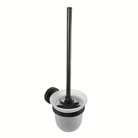 Juoda WC šepetys Bemeta Noir modernaus dizaino, žalvario konstrukcijos