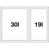 Šiukšliųdėžė  sorter Blanco Flexon II modernaus ir funkcionalaus dizaino virtuvei